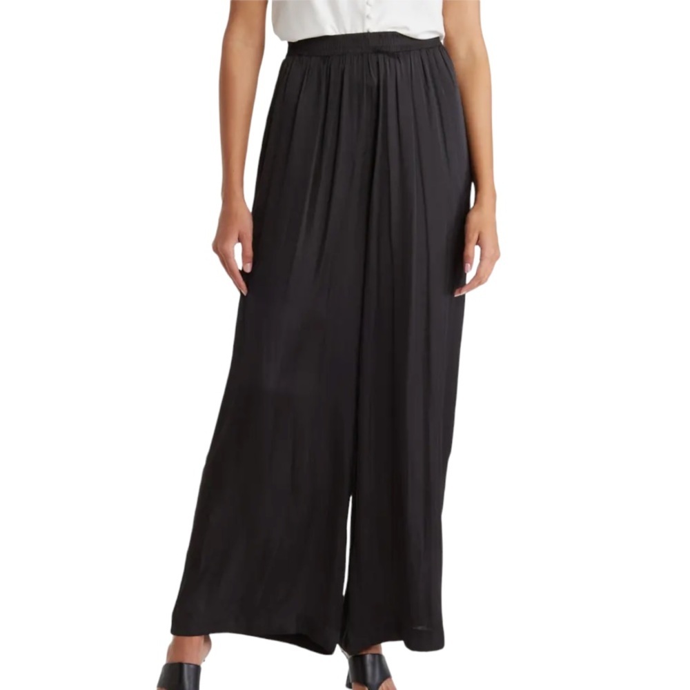 PHILOSOPHY Wide Legged Dark Grey Pants - Picture 1 of 8